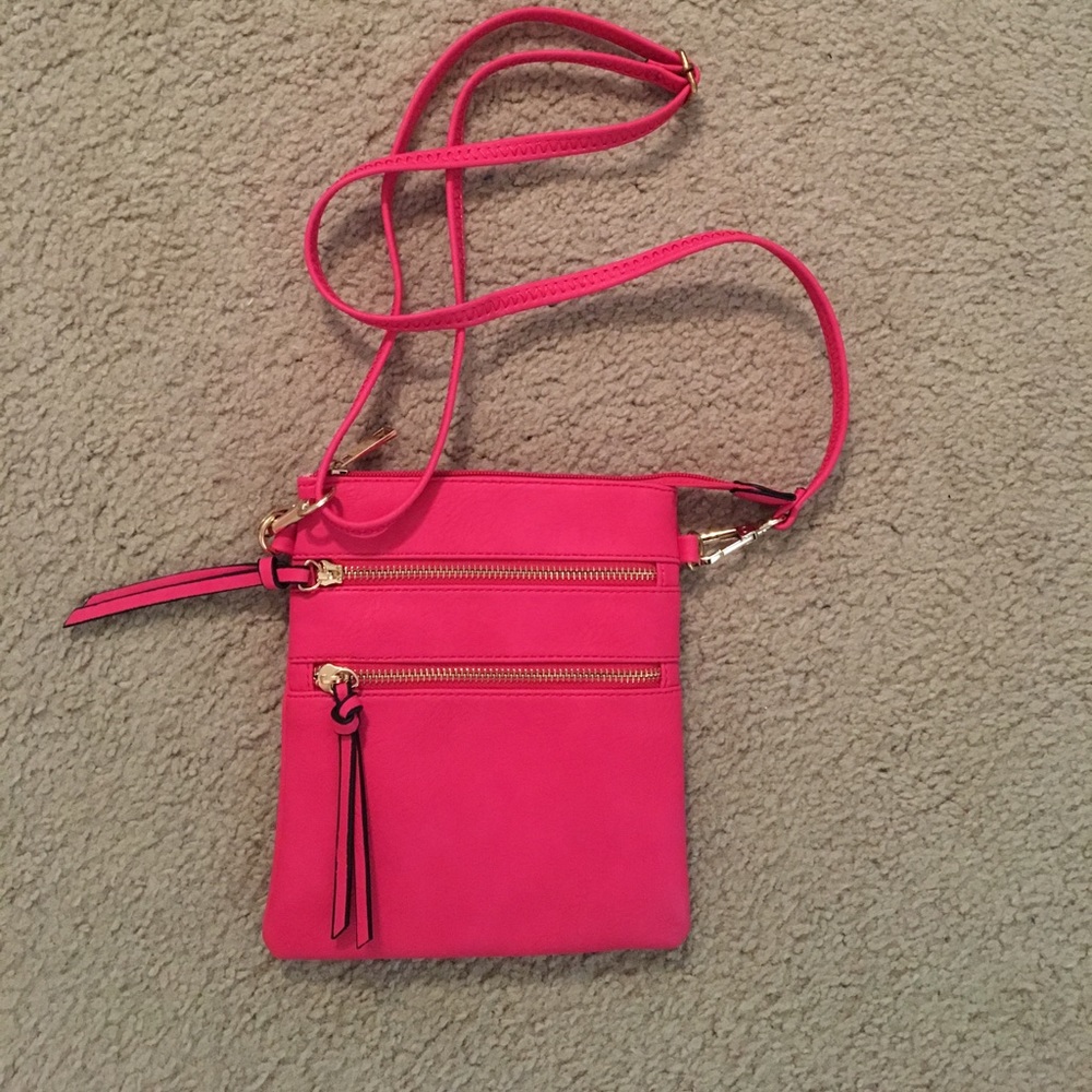 Pink Cross body Purse