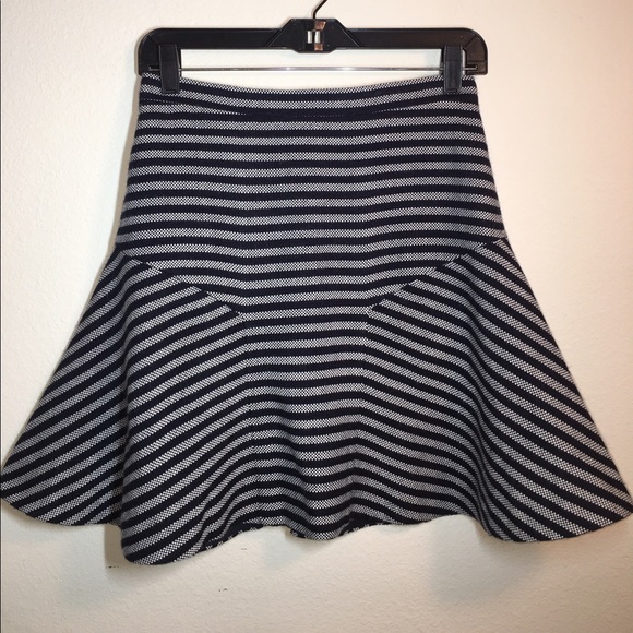 J. Crew Striped Tweed Flounce Skirt - Picture 4 of 5