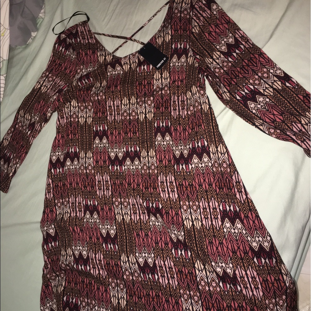 Forever 21 3/4 sleeve dress