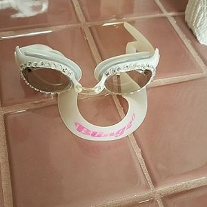 Girls swimming goggles with bling