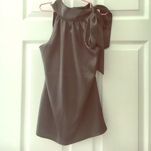 Dark Gray Halter w/Bow