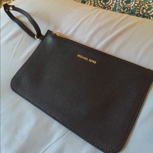 Large Michael Kors Navy Wristlet