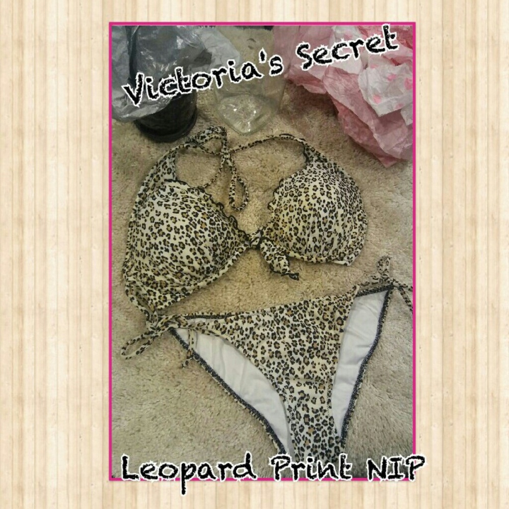 Victoria's Secret leopard/cheetah print bikini