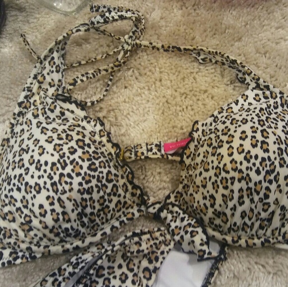 Victoria's Secret leopard/cheetah print bikini - Picture 6 of 8