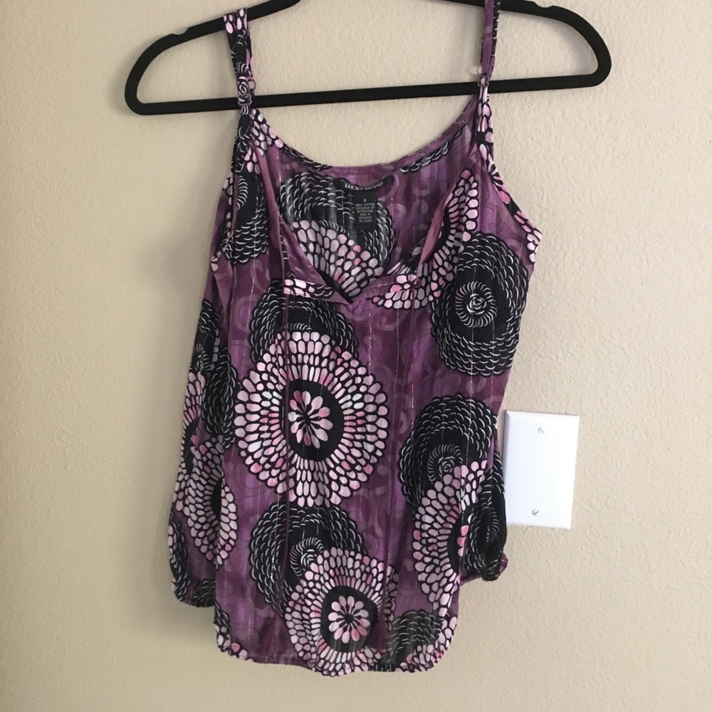 Lucky Brand Tank Top with Tassels