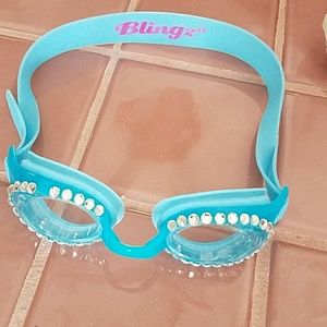 Girls swimming goggles with bling