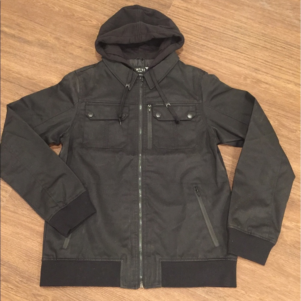 Never been worn! Men's lined waxed twill jacket