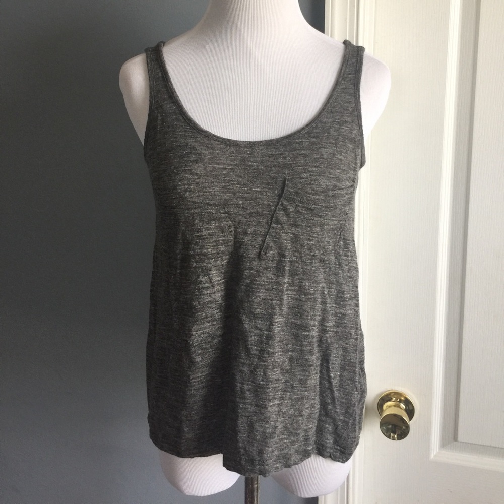 Madewell linen pocket tank
