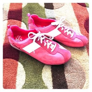 💖 Hot Pink Coach Sneakers