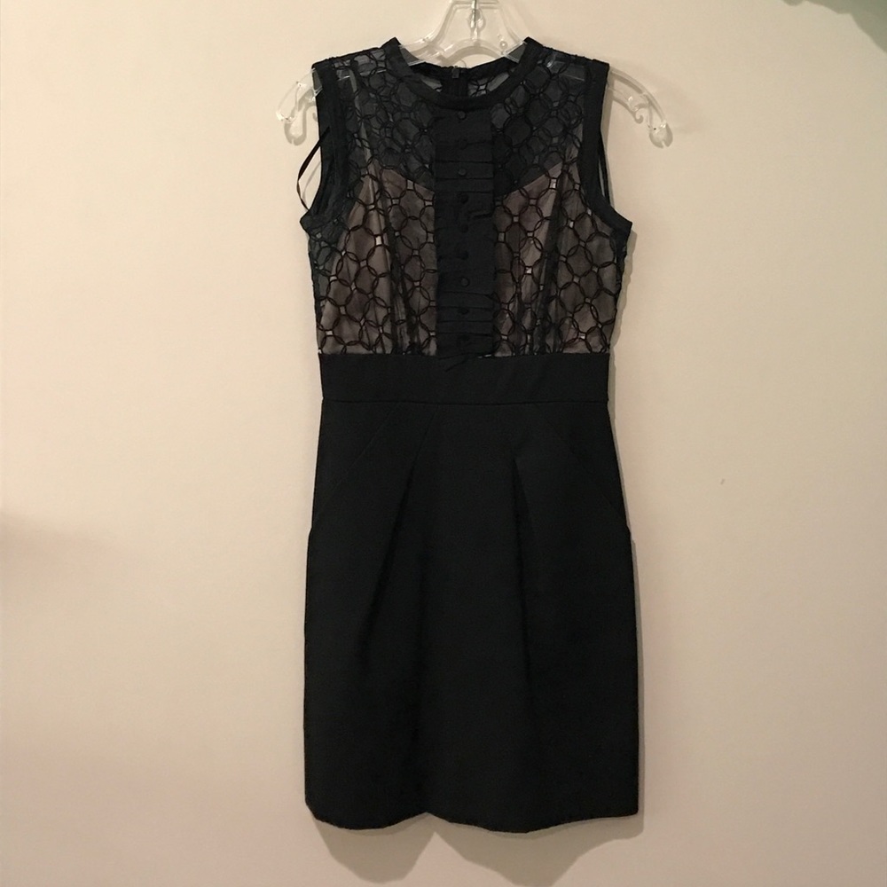 BCBG Black Lace Cocktail Dress
