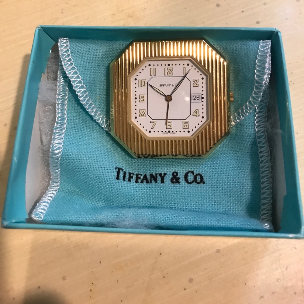 NEW Tiffany and co clock in box