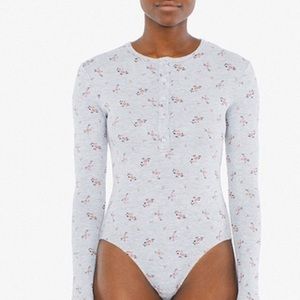 American Apparel thermal bodysuit