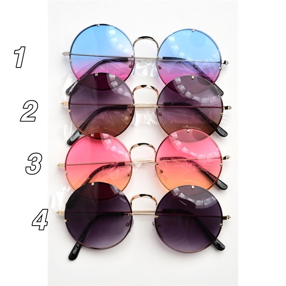 Jess Round Sunglasses - Picture 2 of 2