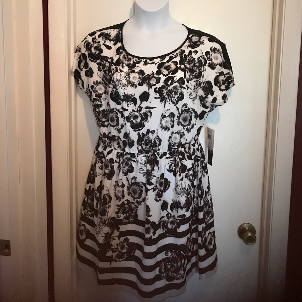 Black and White Kenzie Dress Gorgeous