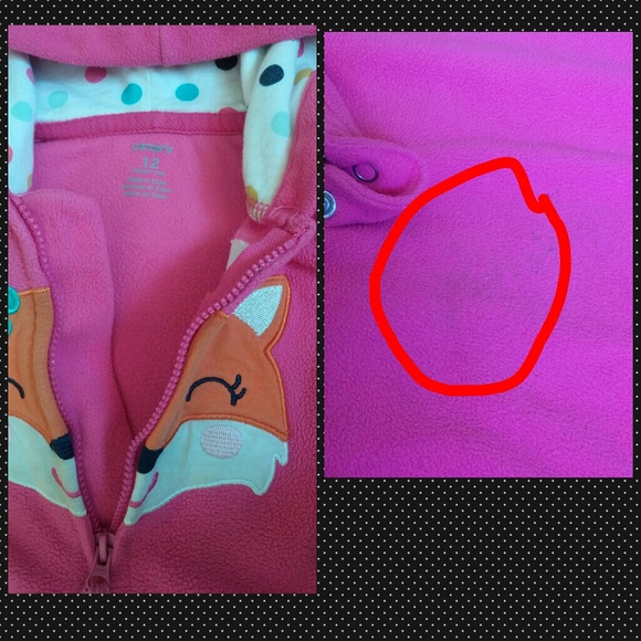 2 Piece 9-12 Months Warm Hooded Lot - Picture 2 of 4