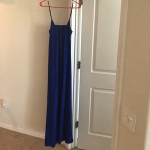 Spectrum blue maxi dress