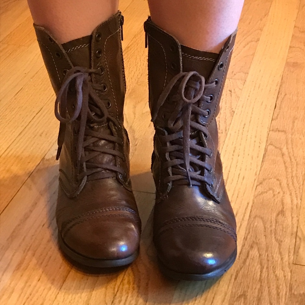 Steve Madden combat boots
