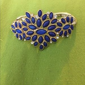 Blue and gold bracelet