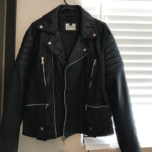 TOPMAN BIKER LEATHER JACKET