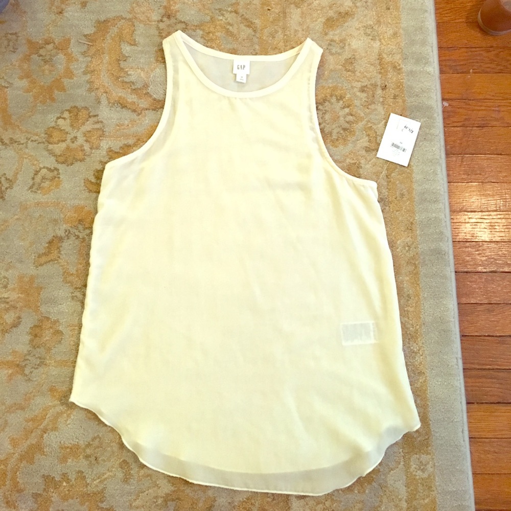 Velvet, cream GAP tank