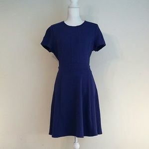 Royal blue fitted dress