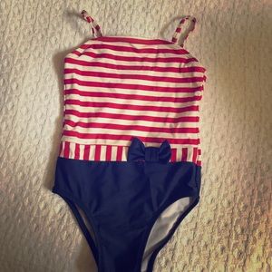 Patriotic girls swimsuit