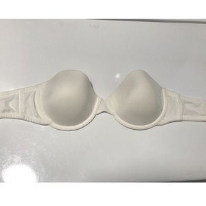 White Strapless Bra