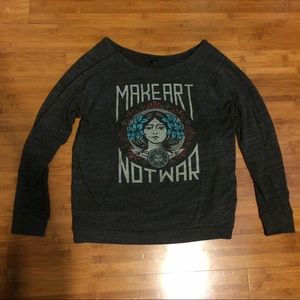 Obey Make Art Not War Sweater