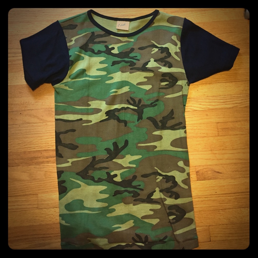 Camo Navy Edith Miller T