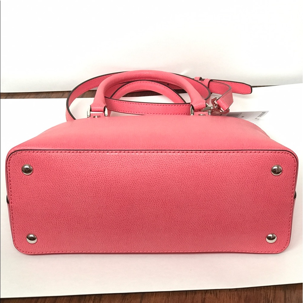 ✂️🔻MICHAEL KORS Cindy Medium Dome Satchel Coral - Picture 5 of 7