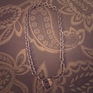 Tiffany & Co Oval tag necklace