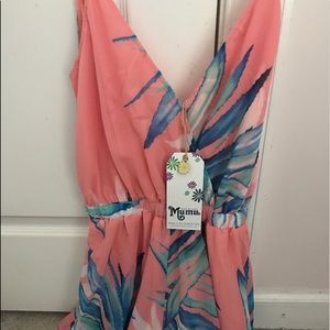 Twisted Tropical Olympia Romper Show me Your Mumu