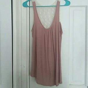 Nude Flowy Tank Top
