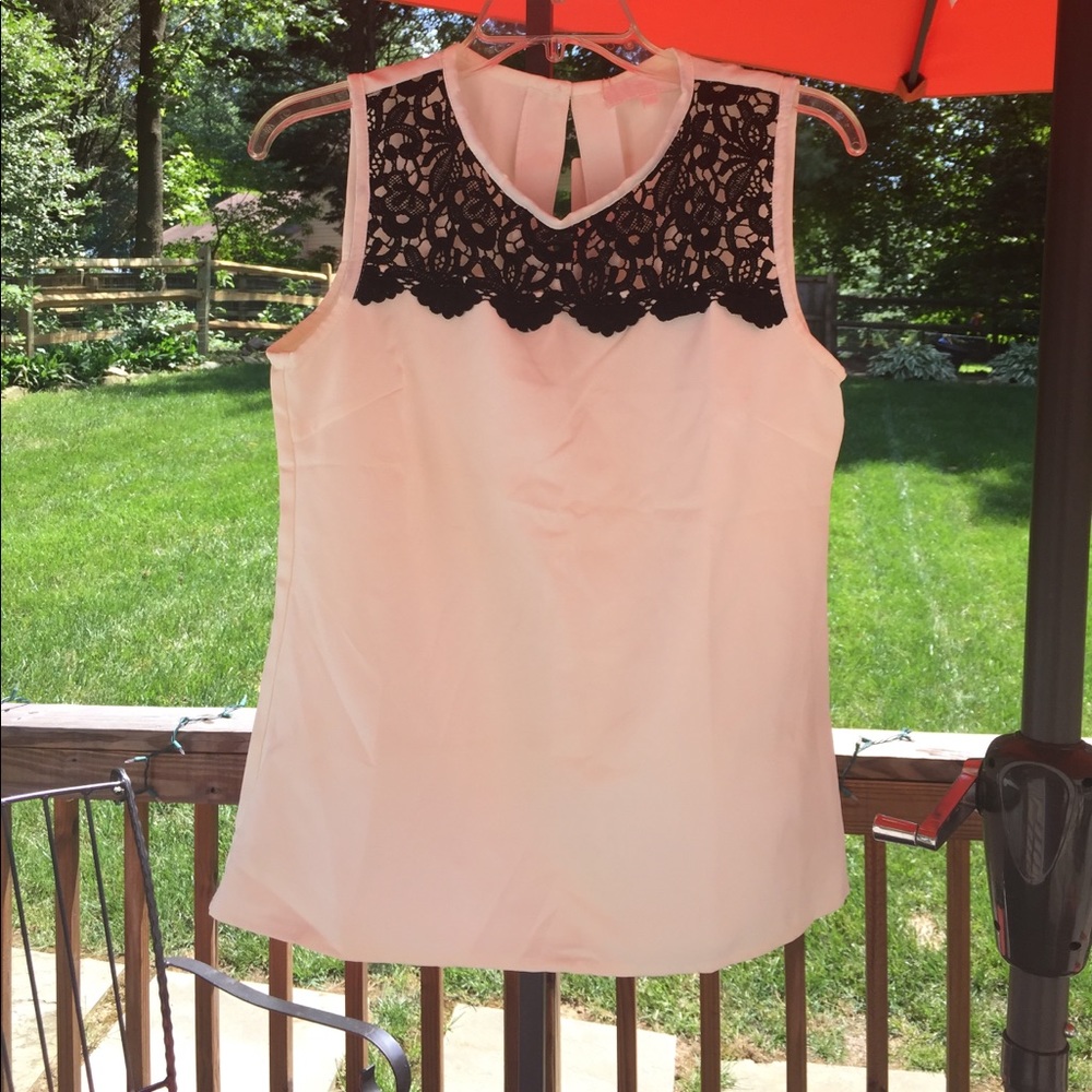 Cream top. Never worn