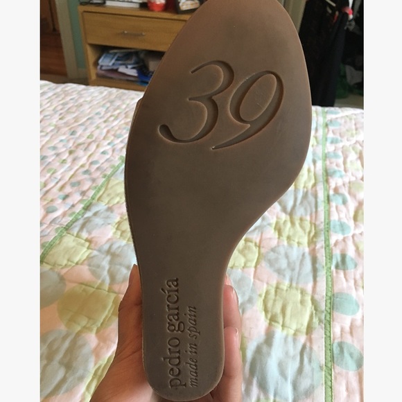 Pedro Garcia Canvas Wedges 39 - Picture 5 of 7