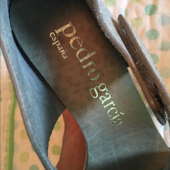 Pedro Garcia Canvas Wedges 39 - Picture 6 of 7