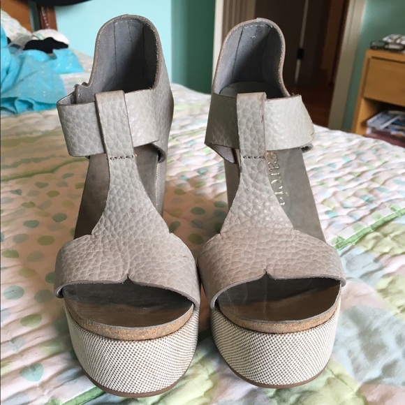 Pedro Garcia Canvas Wedges 39 - Picture 2 of 7