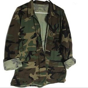 Oversized Vintage Camo Jacket