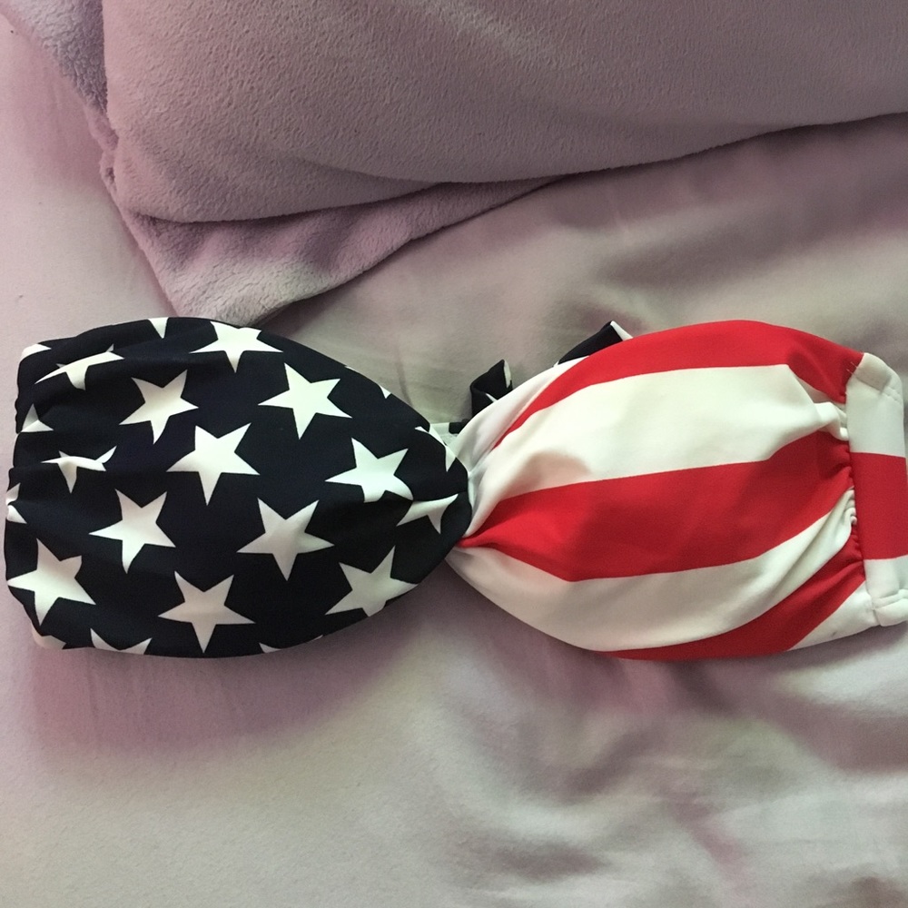 American flag print bikini