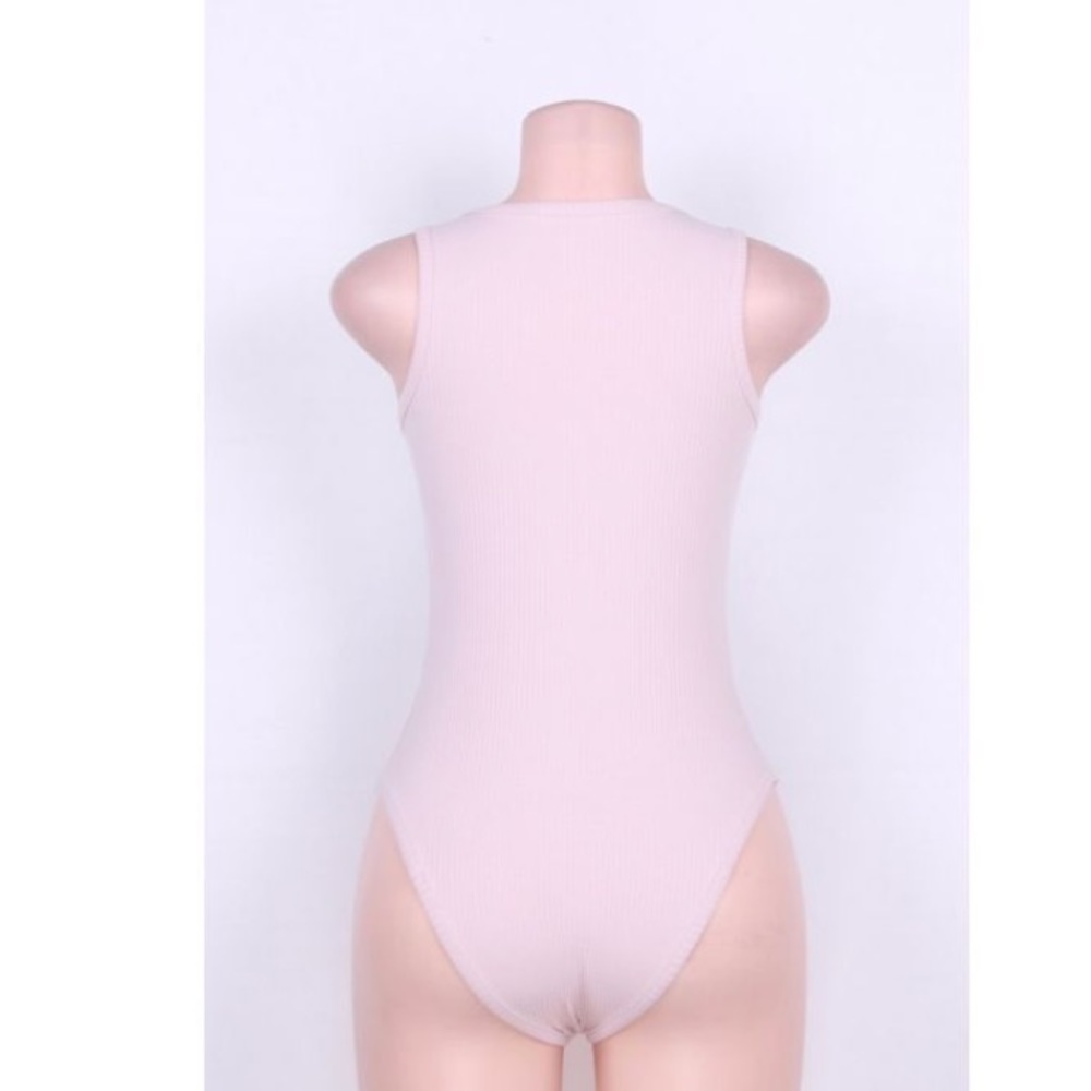 Mauve ribbed bodysuit - Picture 5 of 5