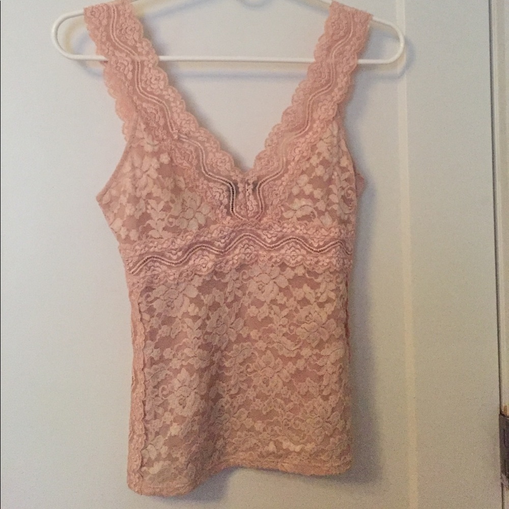 XS Pink Lace Top