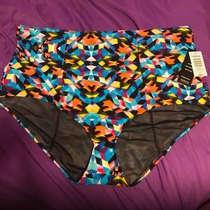 High waisted swim bottoms!