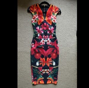 Ted Baker tropical dress