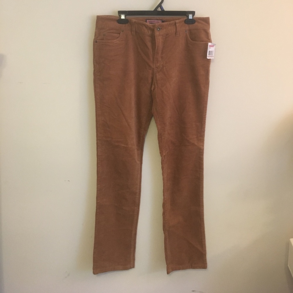 NWT vineyard vines brown corduroy size 12 pants