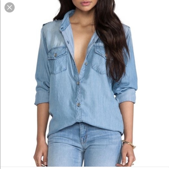 Nordstrom Tops - Button down Jean shirt