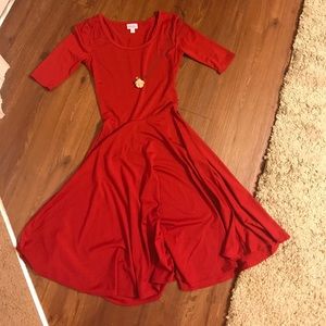 Red lularoe Nicole