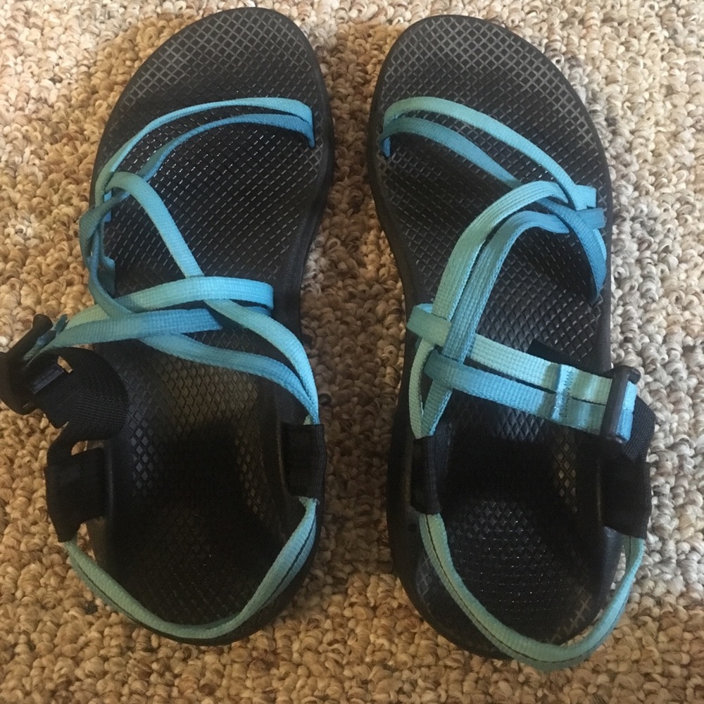 Chaco Hiking Sandals Blue Fits SZ 9 Women's