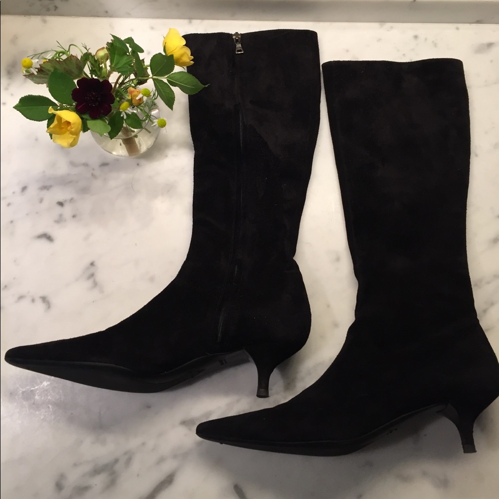 Prada Suede Boots