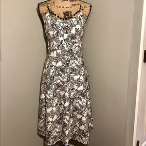 ANN TAYLOR Sun dress w/Peek-A-Boo Beaded Neckline