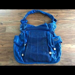 See by Chloe genuine leather bag in electric blue